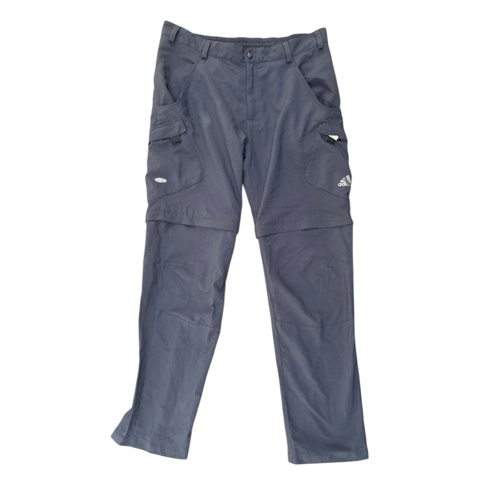 Adidas Convertible‎ Hiking Pants Zip-Off 3/4 Length Gray Men’s 34